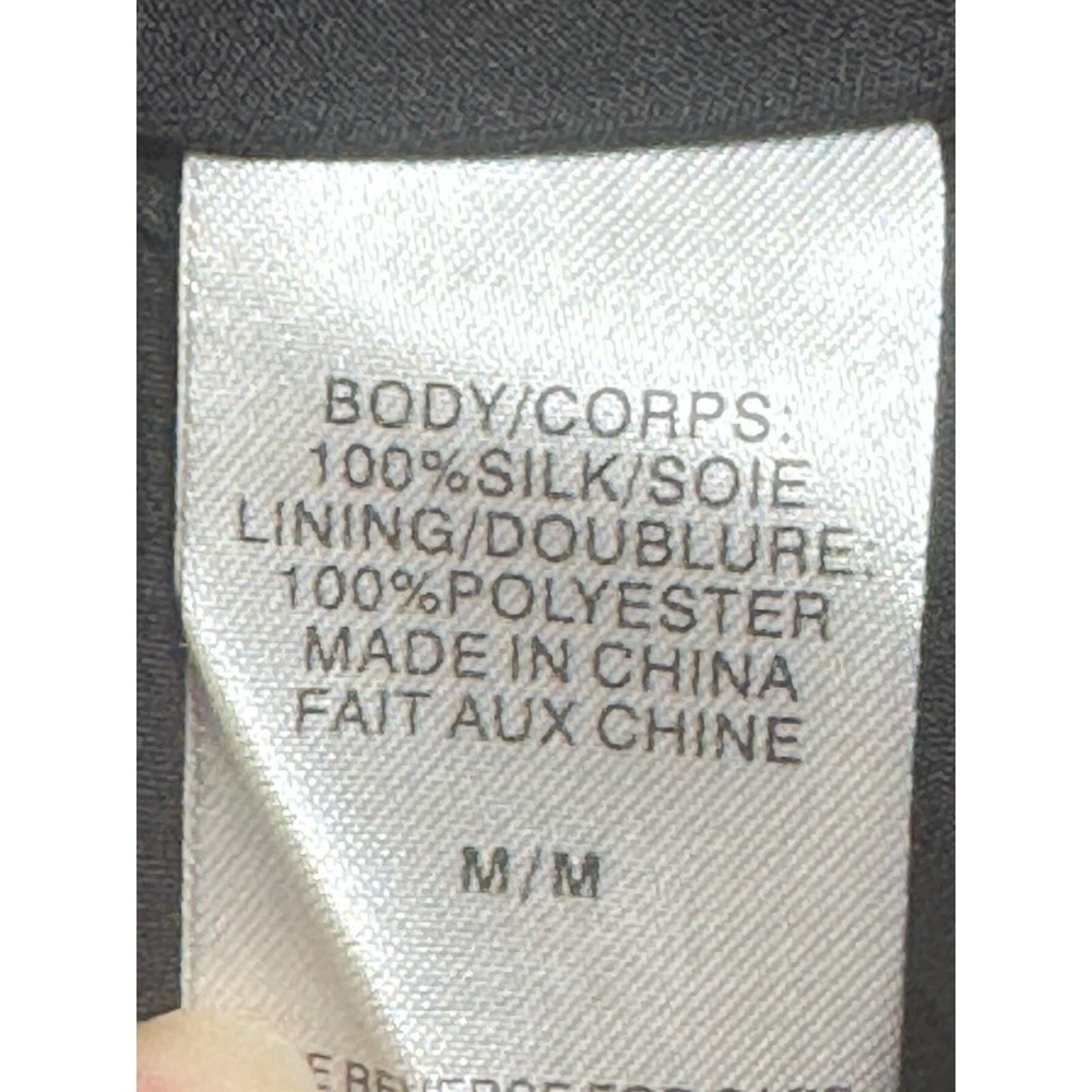 Cami NYC Silk Mini Slip Dress Black Medium Charmeuse Minimalist Luxury A-Line - Picture 4 of 7